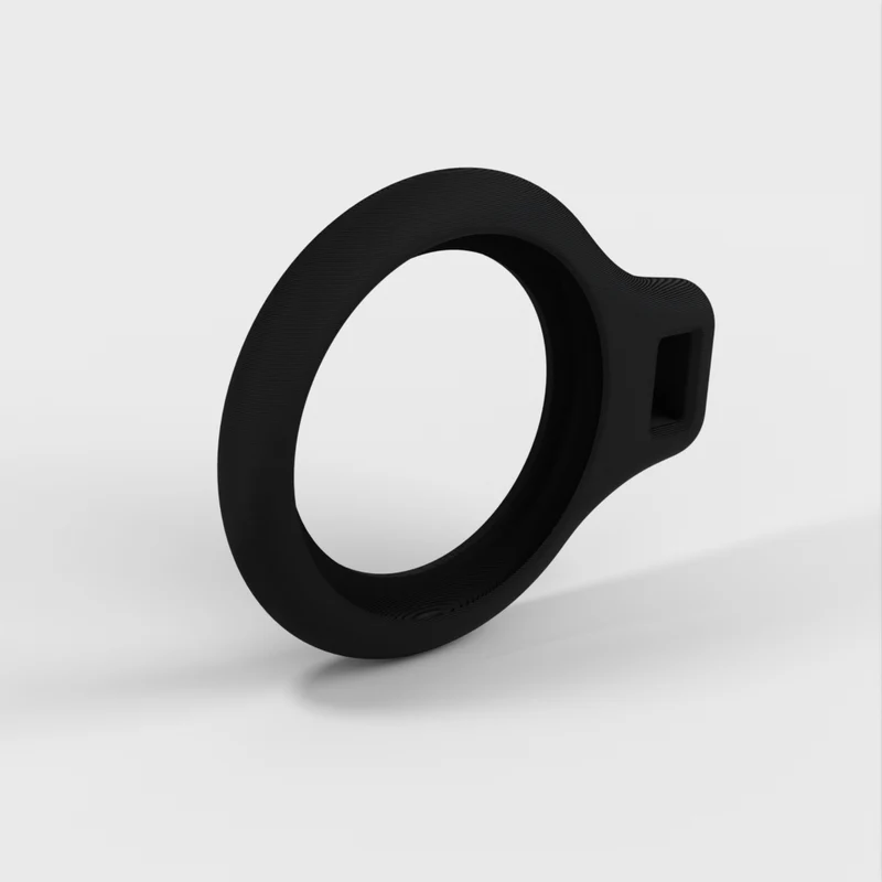 Support sécurisé AirTag compatible avec le porte-clés