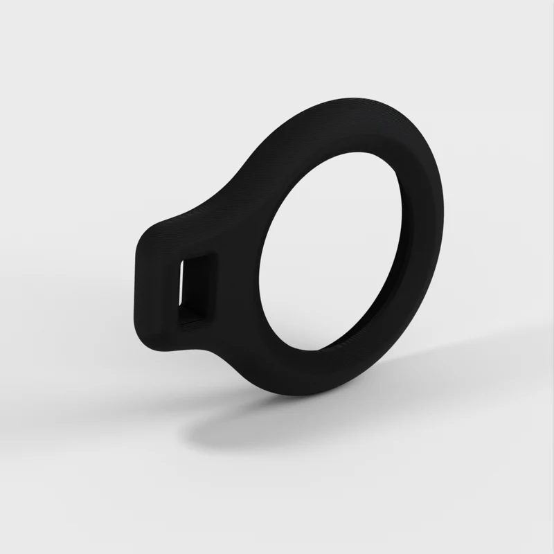 Support sécurisé AirTag compatible avec le porte-clés