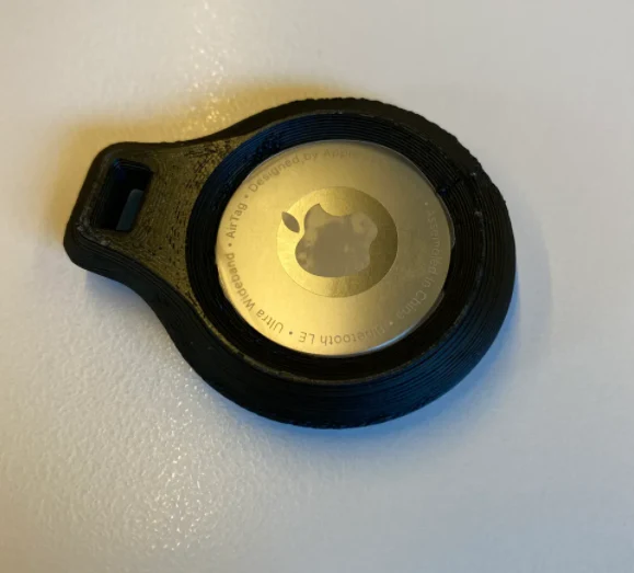 Support sécurisé AirTag compatible avec le porte-clés