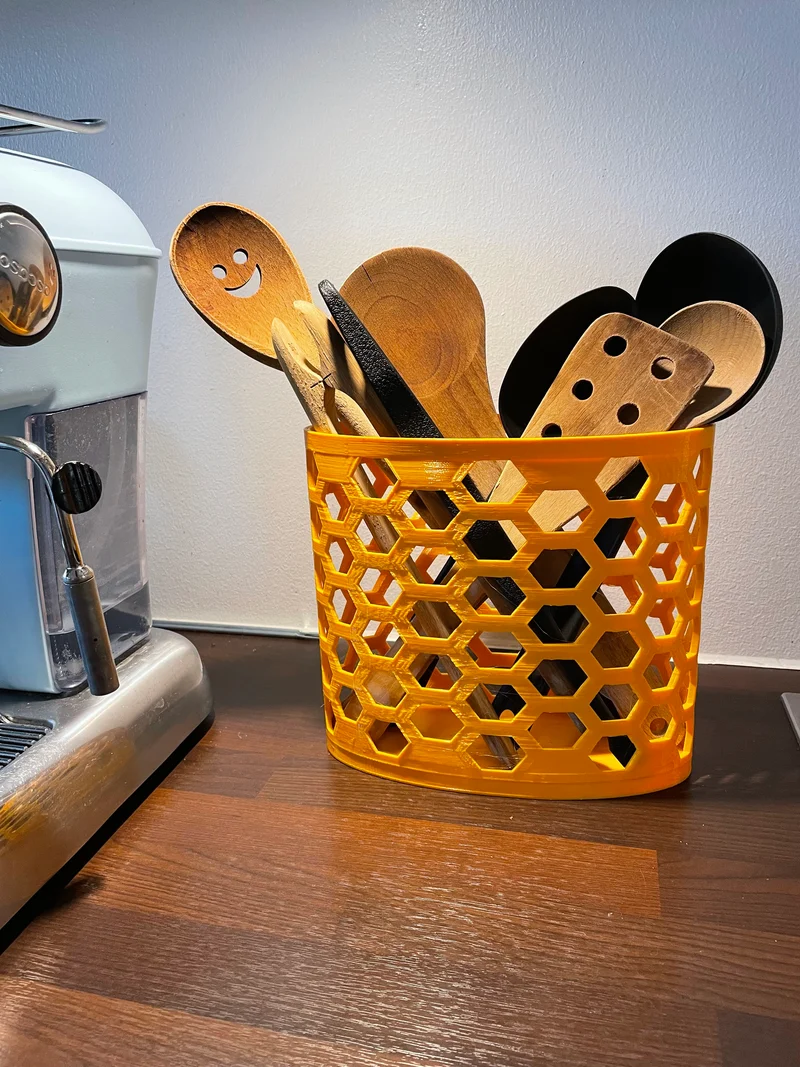 Porte-ustensiles de cuisine au design épuré
