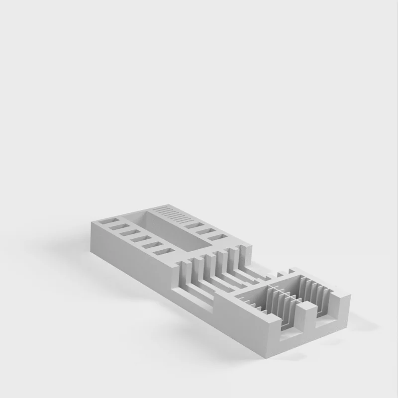 Support MicroSD/SD/CF/USB pour ranger toutes vos cartes et clés