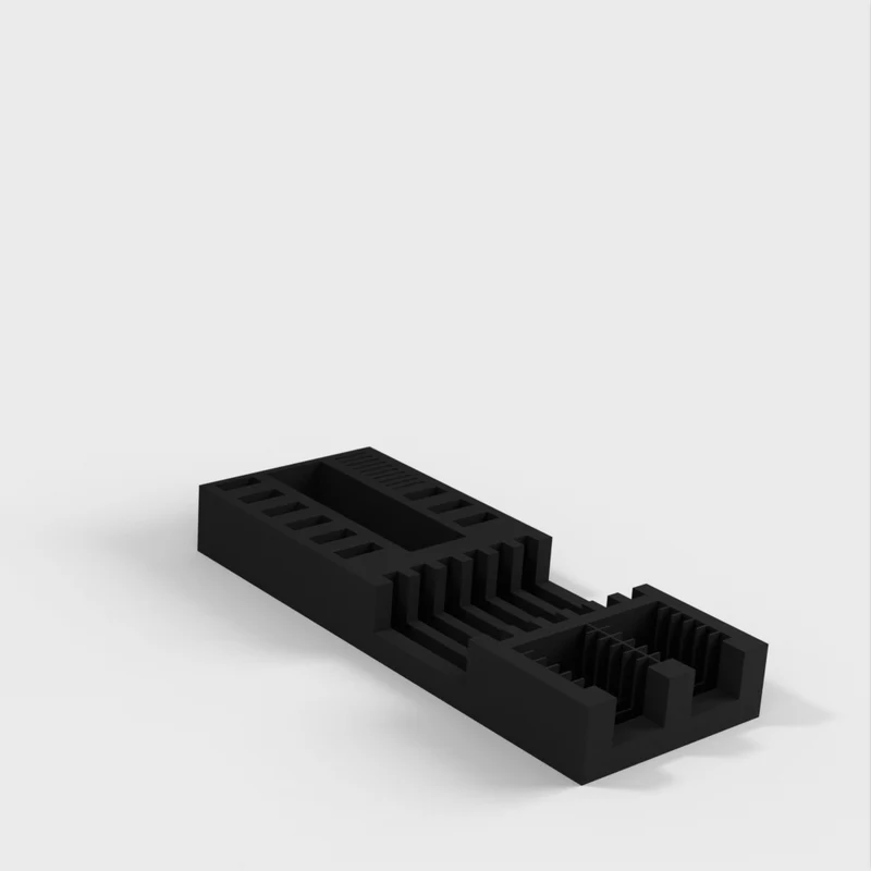 Support MicroSD/SD/CF/USB pour ranger toutes vos cartes et clés