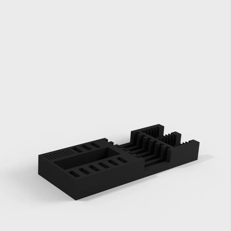 Support MicroSD/SD/CF/USB pour ranger toutes vos cartes et clés