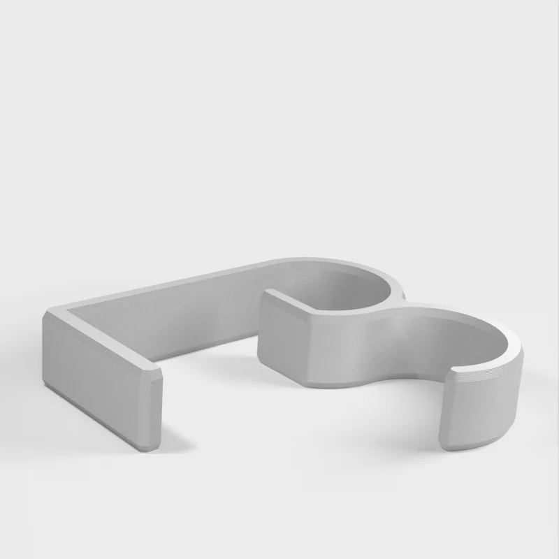 Clip de gestion des câbles de bureau pour plans de travail de 50 mm - Compatible avec Ikea