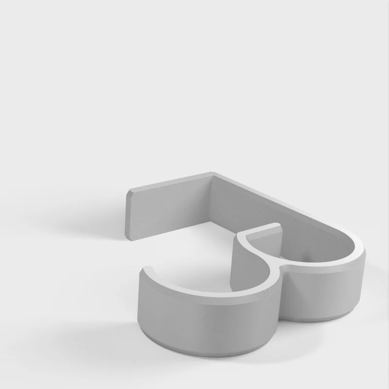 Clip de gestion des câbles de bureau pour plans de travail de 50 mm - Compatible avec Ikea