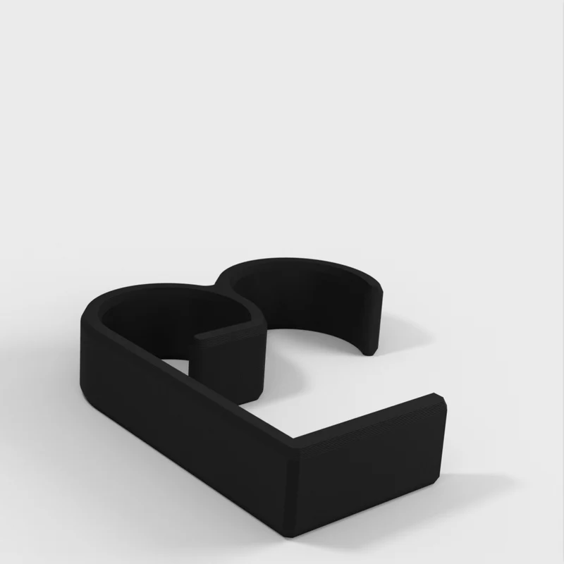 Clip de gestion des câbles de bureau pour plans de travail de 50 mm - Compatible avec Ikea