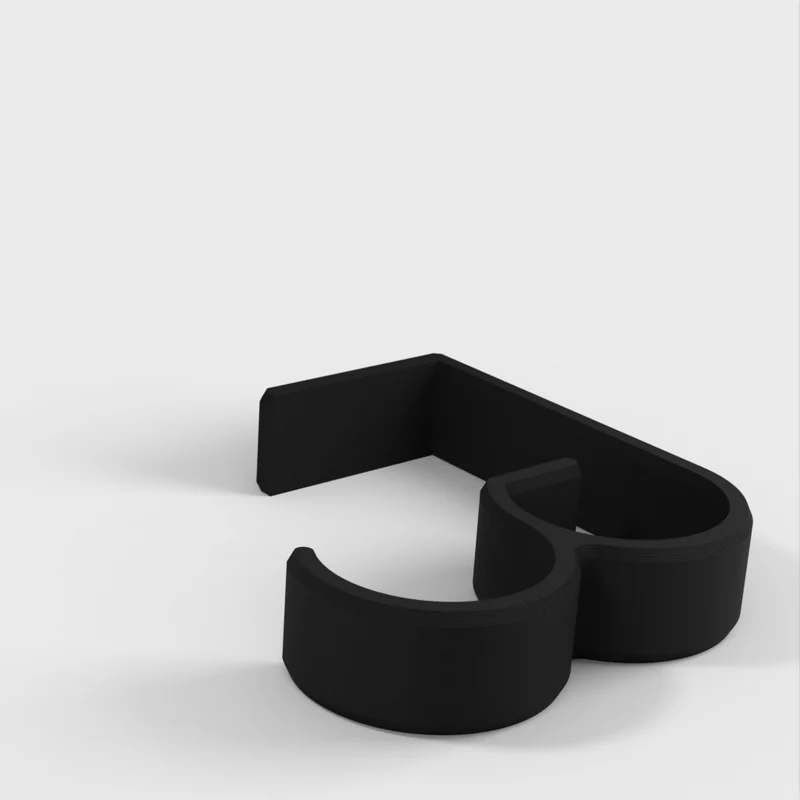 Clip de gestion des câbles de bureau pour plans de travail de 50 mm - Compatible avec Ikea