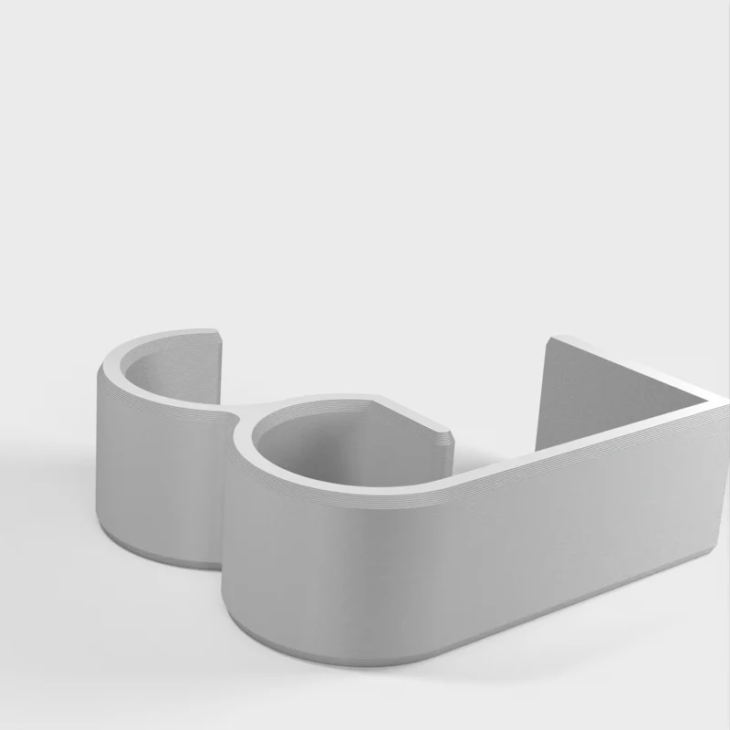 Clip de gestion des câbles de bureau pour plans de travail de 50 mm - Compatible avec Ikea