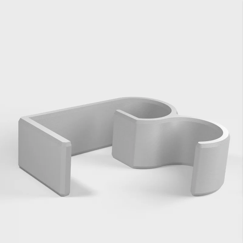 Clip de gestion des câbles de bureau pour plans de travail de 50 mm - Compatible avec Ikea