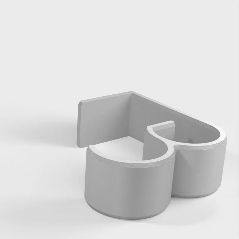 Clip de gestion des câbles de bureau pour plans de travail de 50 mm - Compatible avec Ikea