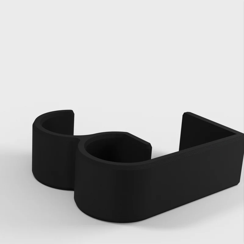 Clip de gestion des câbles de bureau pour plans de travail de 50 mm - Compatible avec Ikea