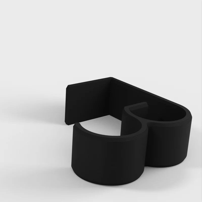 Clip de gestion des câbles de bureau pour plans de travail de 50 mm - Compatible avec Ikea