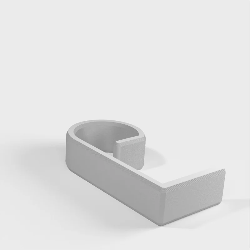 Clip de gestion des câbles de bureau pour plans de travail de 50 mm - Compatible avec Ikea