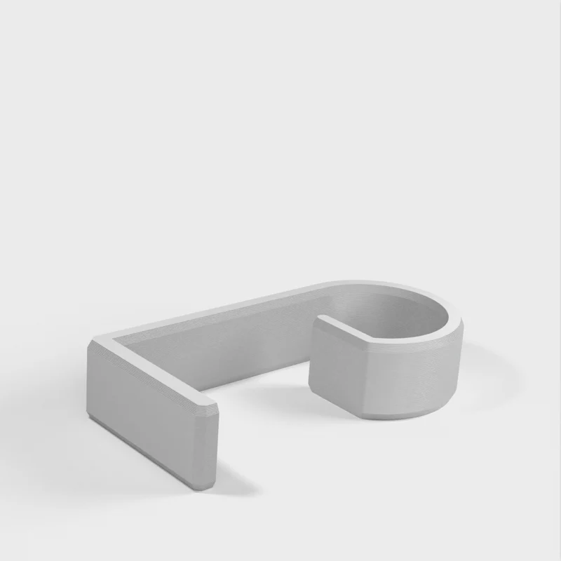 Clip de gestion des câbles de bureau pour plans de travail de 50 mm - Compatible avec Ikea