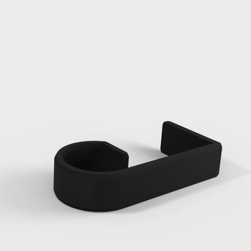 Clip de gestion des câbles de bureau pour plans de travail de 50 mm - Compatible avec Ikea
