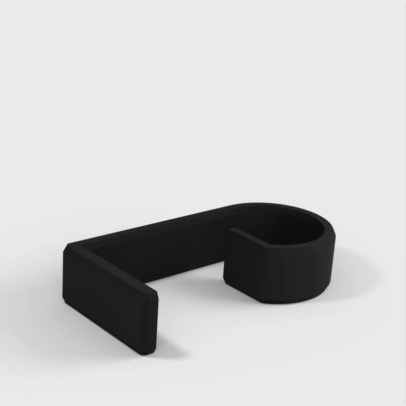 Clip de gestion des câbles de bureau pour plans de travail de 50 mm - Compatible avec Ikea