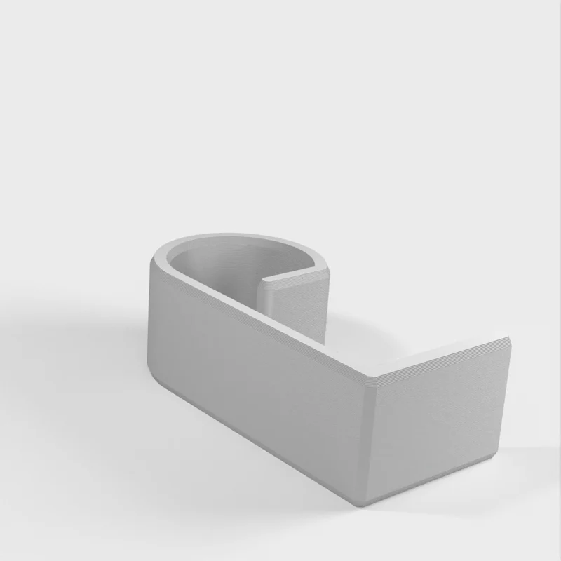 Clip de gestion des câbles de bureau pour plans de travail de 50 mm - Compatible avec Ikea