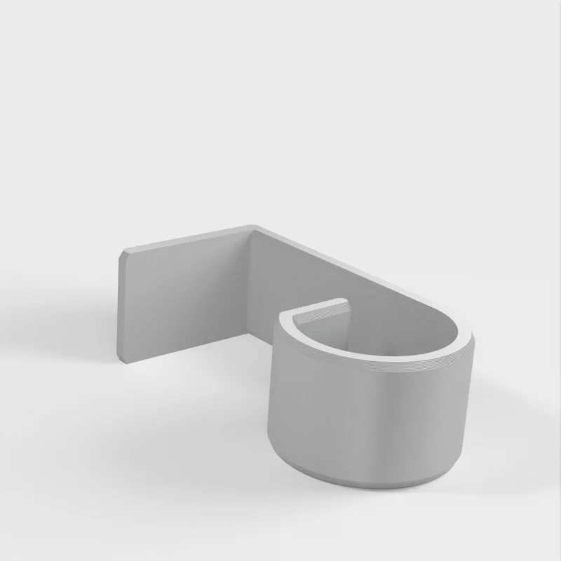 Clip de gestion des câbles de bureau pour plans de travail de 50 mm - Compatible avec Ikea