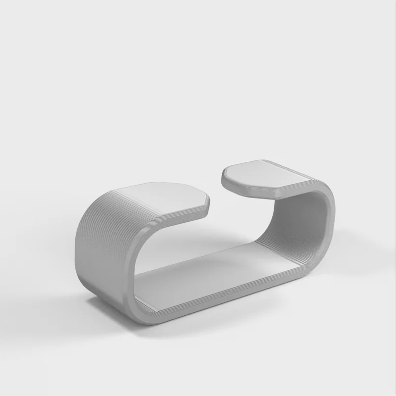 Rail léger pour un rangement facile et pratique des câbles