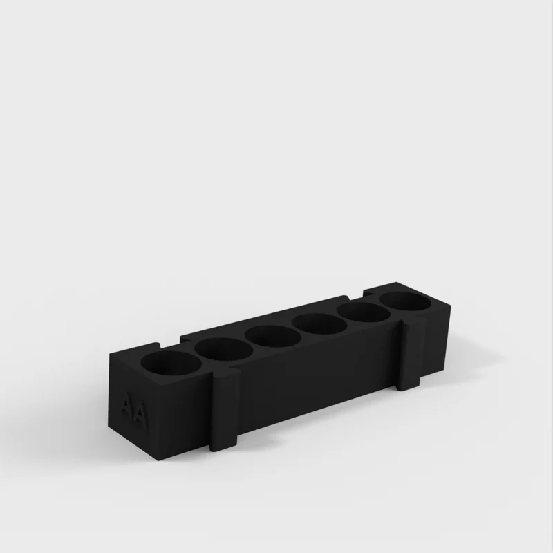 Porte-piles modulaire pour piles AA, AAA, pièces de monnaie et 9v