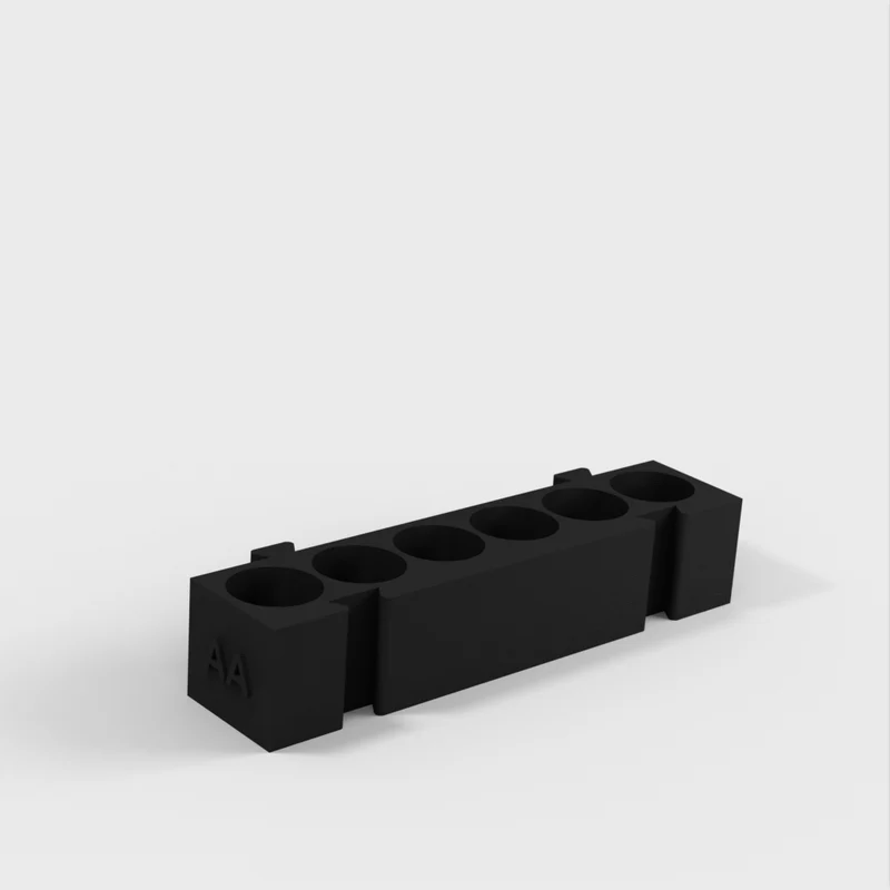 Porte-piles modulaire pour piles AA, AAA, pièces de monnaie et 9v