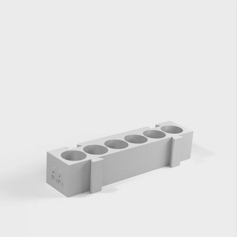 Porte-piles modulaire pour piles AA, AAA, pièces de monnaie et 9v
