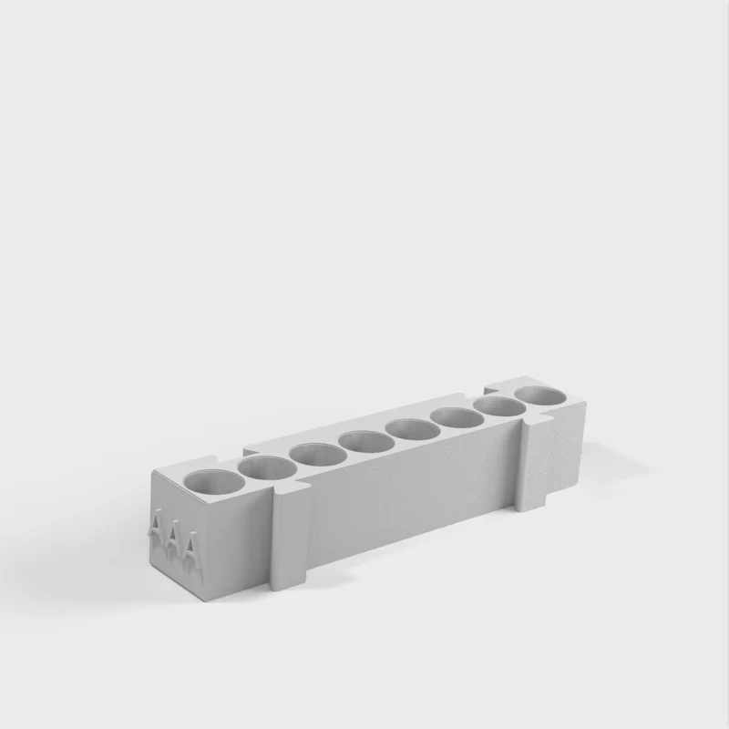 Porte-piles modulaire pour piles AA, AAA, pièces de monnaie et 9v