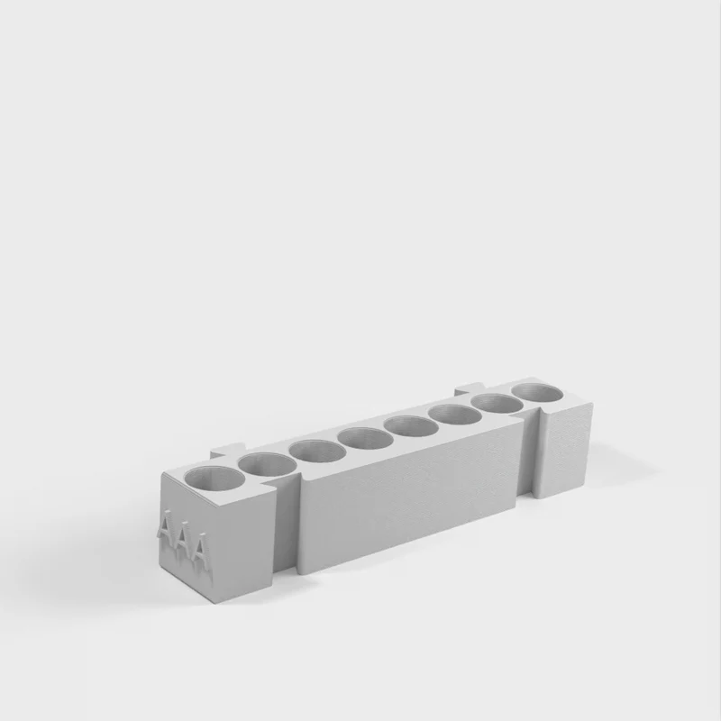 Porte-piles modulaire pour piles AA, AAA, pièces de monnaie et 9v