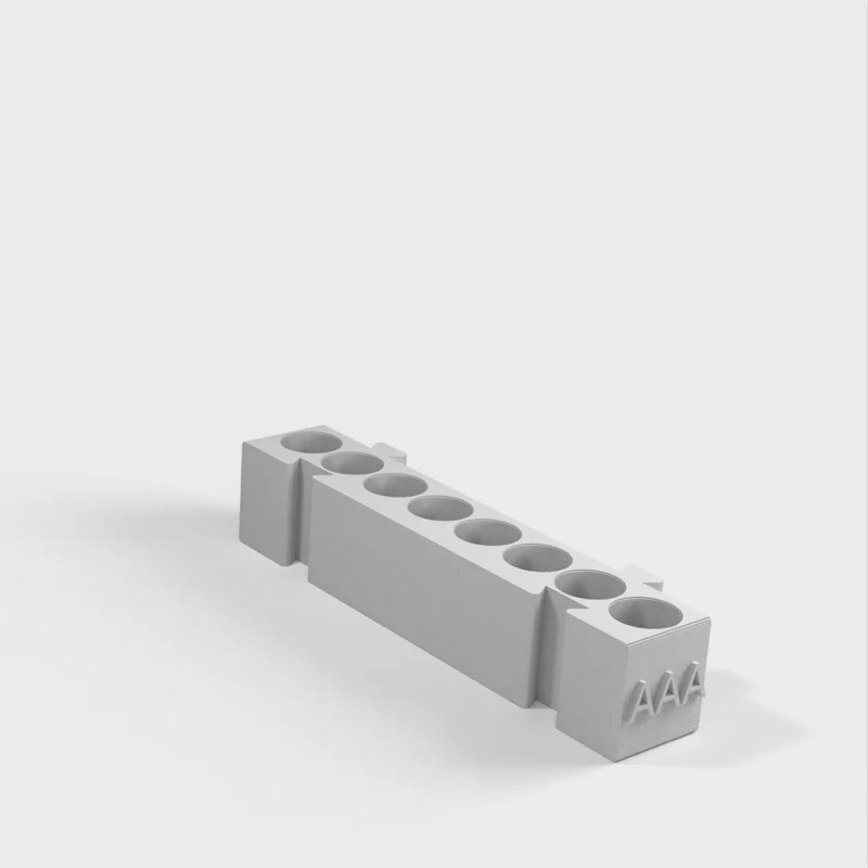 Porte-piles modulaire pour piles AA, AAA, pièces de monnaie et 9v