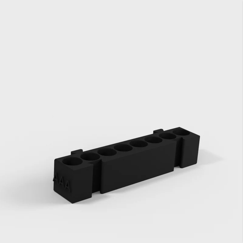 Porte-piles modulaire pour piles AA, AAA, pièces de monnaie et 9v