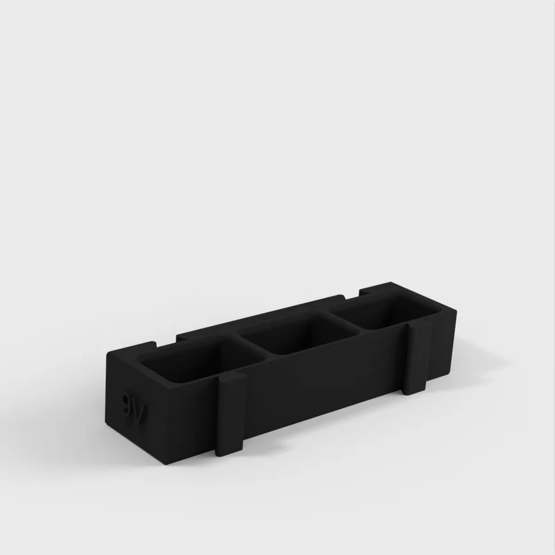 Porte-piles modulaire pour piles AA, AAA, pièces de monnaie et 9v
