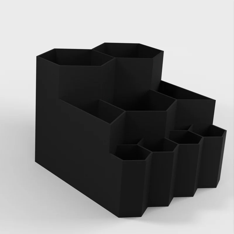 Organisateur de bureau en nid d'abeille pour le rangement des outils
