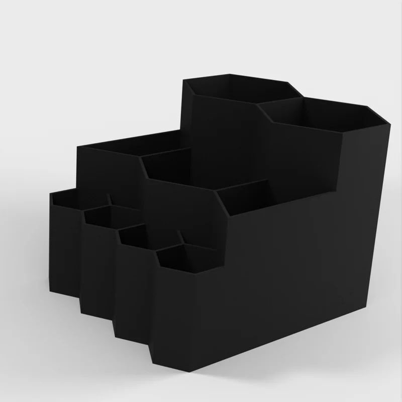 Organisateur de bureau en nid d'abeille pour le rangement des outils