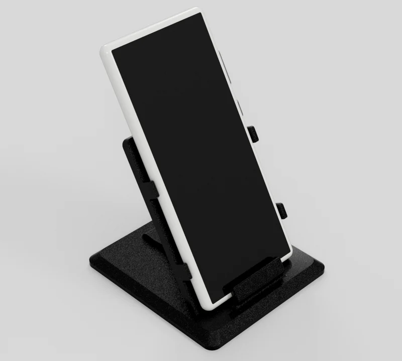 Support pour smartphone en 3 parties sans support
