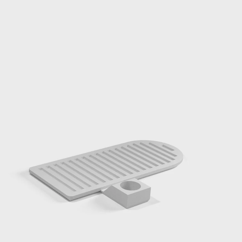 Couvercle de plateau à tasses DeLonghi Dedica et support à outils de 51 mm (EC680/EC685)