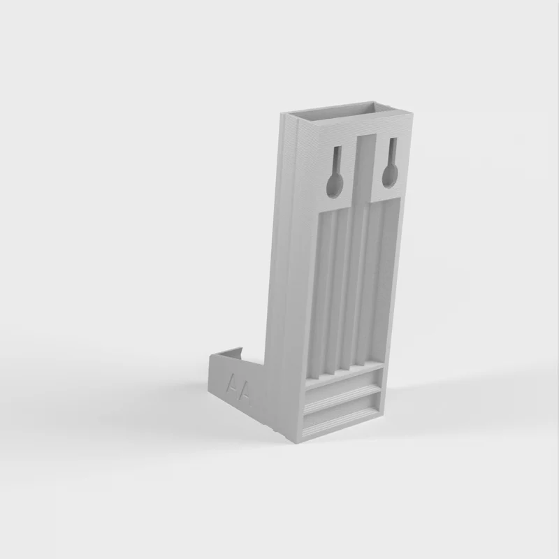 Support pour piles AA et AAA avec fixation murale
