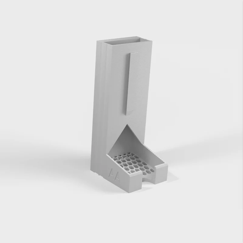 Support pour piles AA et AAA avec fixation murale