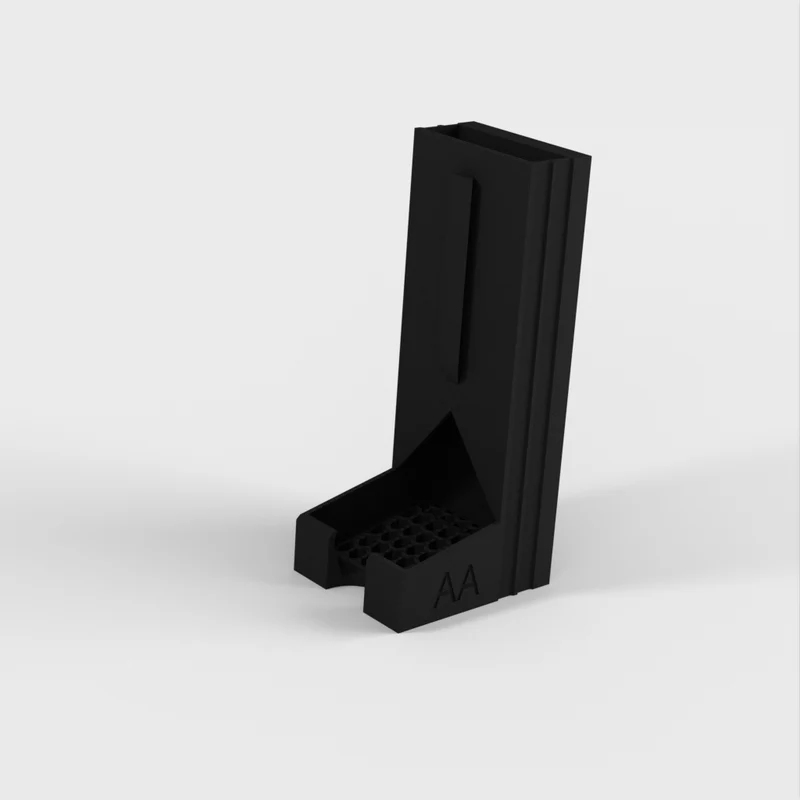 Support pour piles AA et AAA avec fixation murale