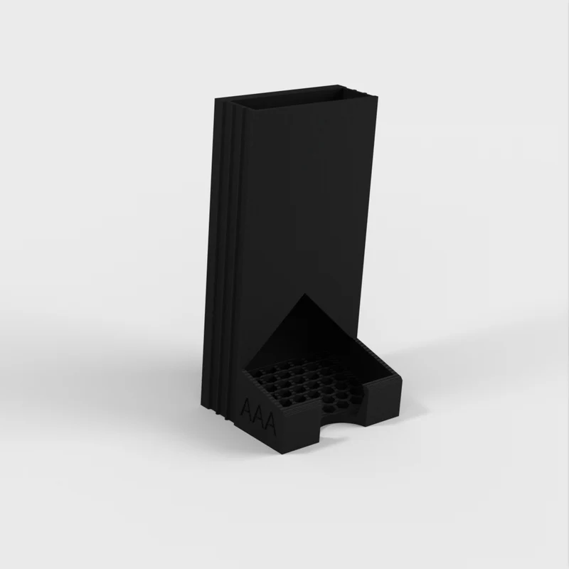 Support pour piles AA et AAA avec fixation murale