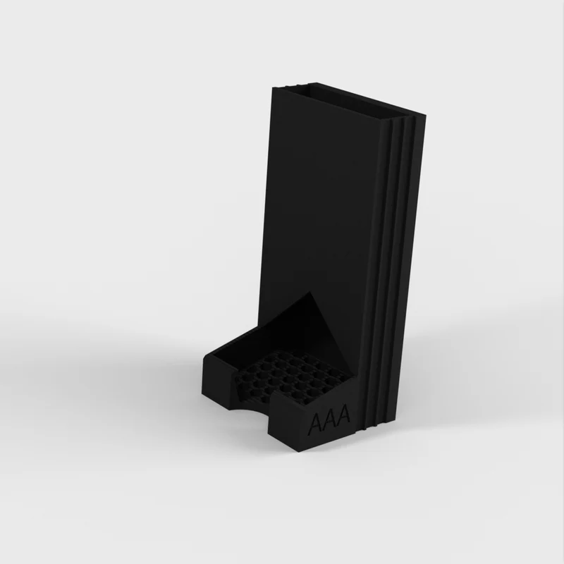 Support pour piles AA et AAA avec fixation murale