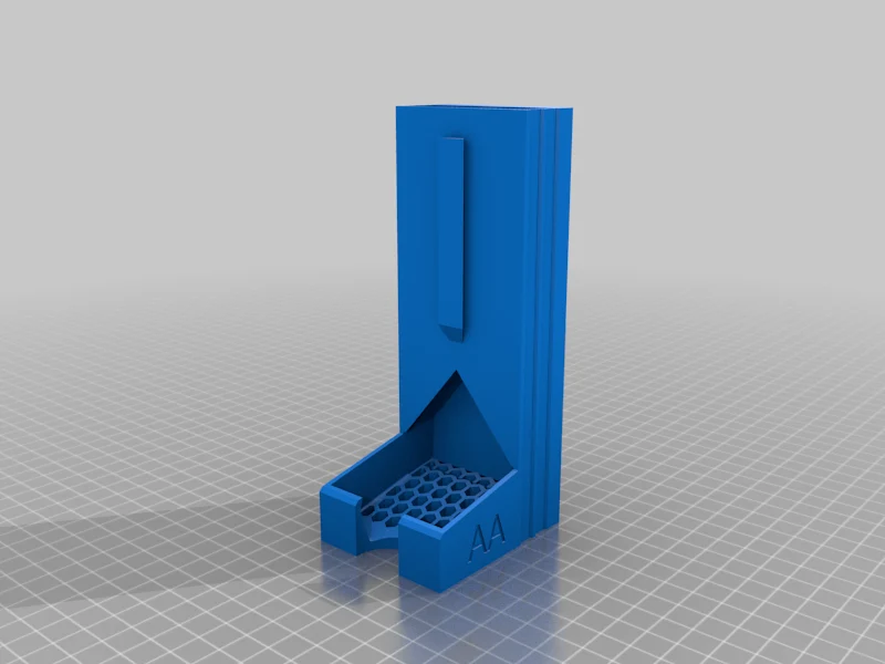 Support pour piles AA et AAA avec fixation murale