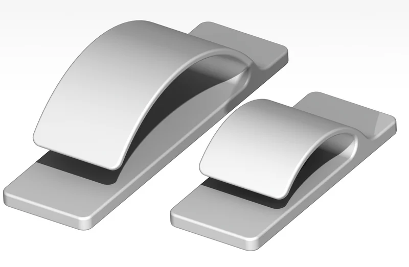Clips de gestion des câbles pour les surfaces lisses