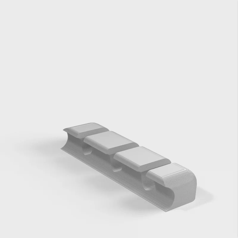 3 × support de câble USB à fixer à l'aide d'un ruban adhésif double face