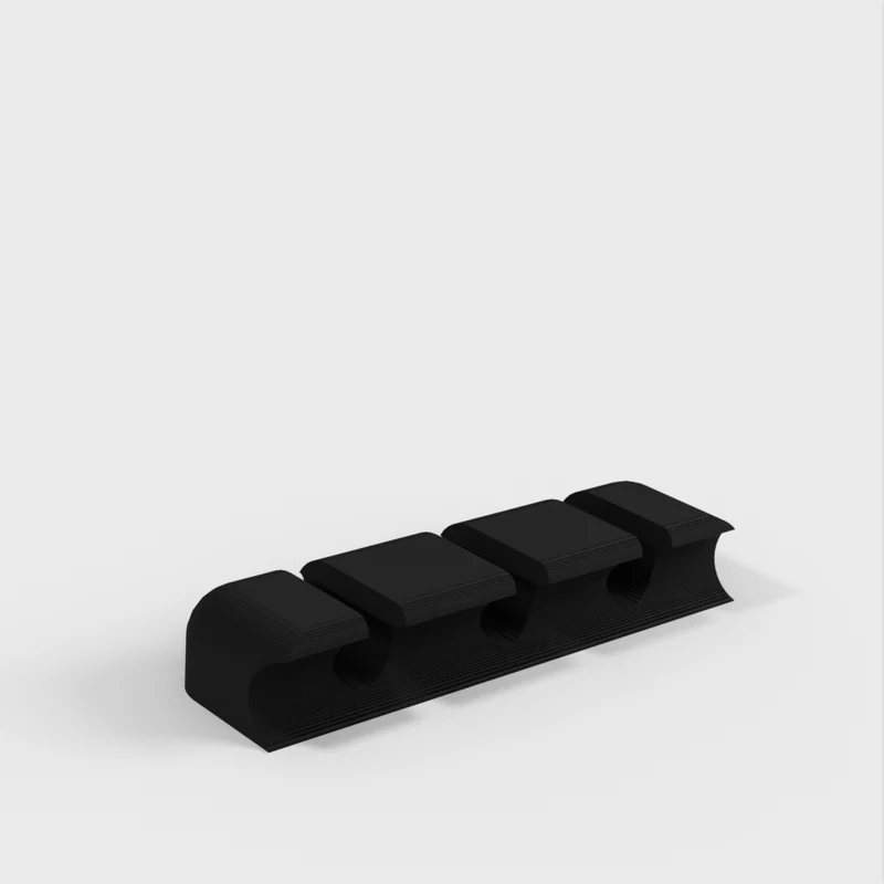 3 × support de câble USB à fixer à l'aide d'un ruban adhésif double face