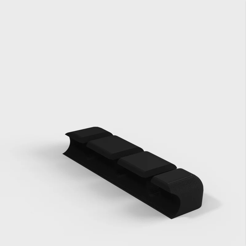 3 × support de câble USB à fixer à l'aide d'un ruban adhésif double face