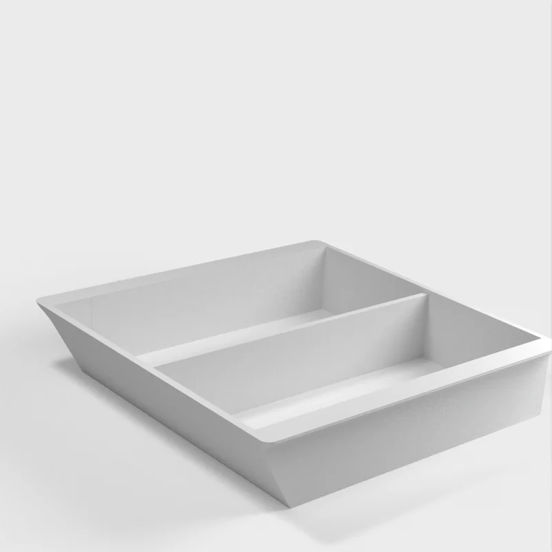 Plateau de console centrale pour Tesla Model 3 et Y 2021/2022 avec section centrale verticale