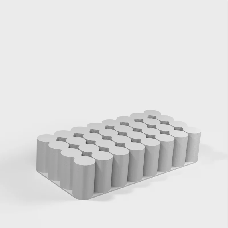 Support pour piles AA, AAA, 18650 et 9V (impression en mode vase)