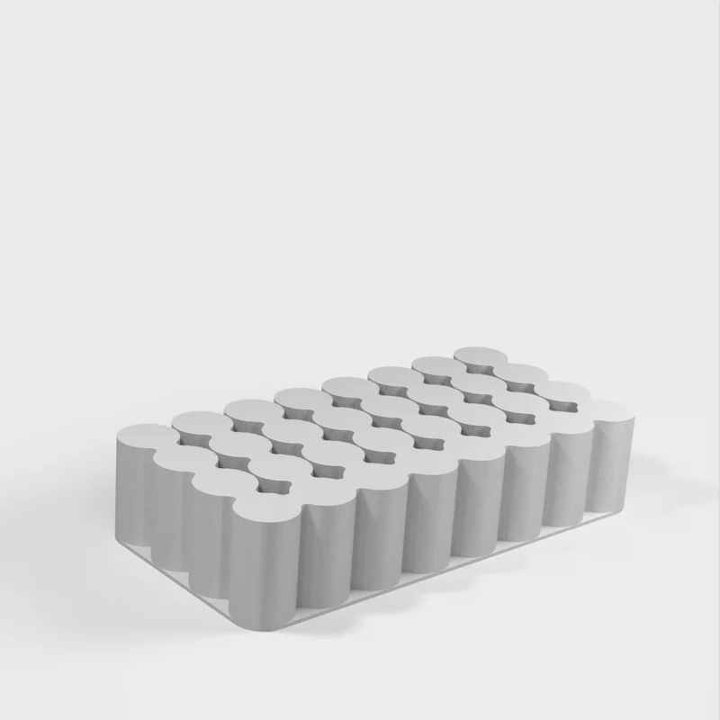 Support pour piles AA, AAA, 18650 et 9V (impression en mode vase)