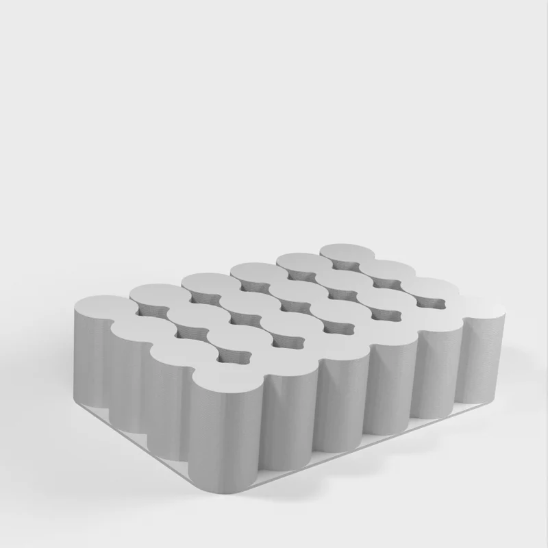 Support pour piles AA, AAA, 18650 et 9V (impression en mode vase)