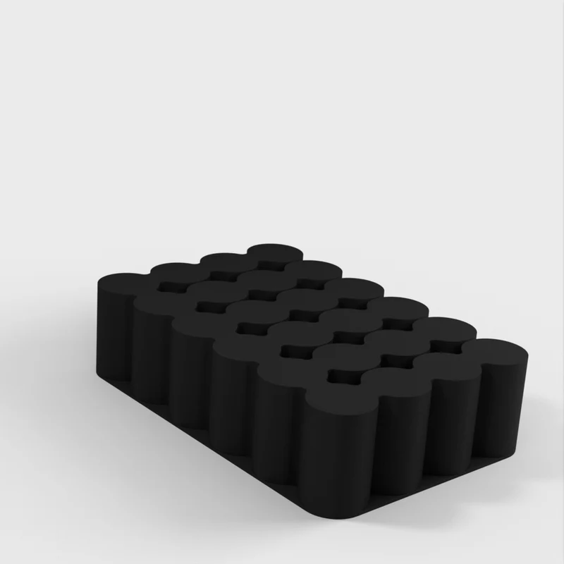 Support pour piles AA, AAA, 18650 et 9V (impression en mode vase)